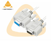 Cable de material de conexión digital para ordenador, cable de datos con agujero grabado de 1,5 m d-sub 9 pulgadas