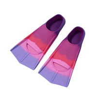 Palmes de natation en silicone pour hommes et femmes, spécialisées pour le freestyle, outil d'entraînement professionnel pour adultes et enfants, ne provoquent pas d'éraflures