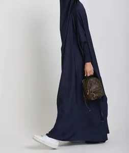 Vestido de Oración Telekung Sólido en Oferta, Ropa de Oración para Mujeres Musulmanas - Product Image 4