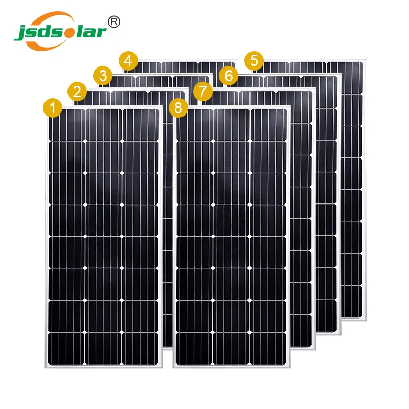 Off Grid Zonne-Energie Power Systeem 2kw 3kw 5kw 6kw 8kw 9kw 10kw 12kw 14kw 15kw Fotovoltaïsche Systeem