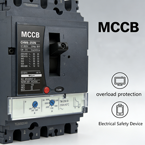 Interruptor Automático Termomagnético de Doble Ajuste MCCB CNXE <span class=keywords><strong>CHM6</strong></span>-630N, 100~250A, 2/3/4P, 35kA, AC400V, 50/60Hz - Product Image 6