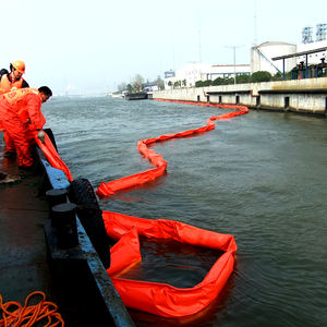 रीसाइक्लिंग उत्पाद pvc ठोस फ्लोट तेल रिसाव नियंत्रण बूम - Product Image 3