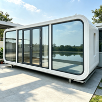 Cabine insonorisée et respirante en forme de pomme, maison conteneur modulaire, bureau privé et salle d'enregistrement pour chambre et amateurs de loisirs en plein air