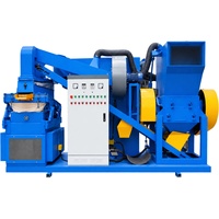 Machine industrielle de recyclage automatique de câbles en cuivre à haute productivité, granulateur de fils usagés avec broyeur