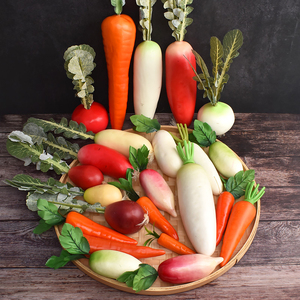 Carottes en mousse de simulation de plusieurs tailles, légumes réalistes en mousse pour décorations de fête, de maison et de cuisine - Product Image 2