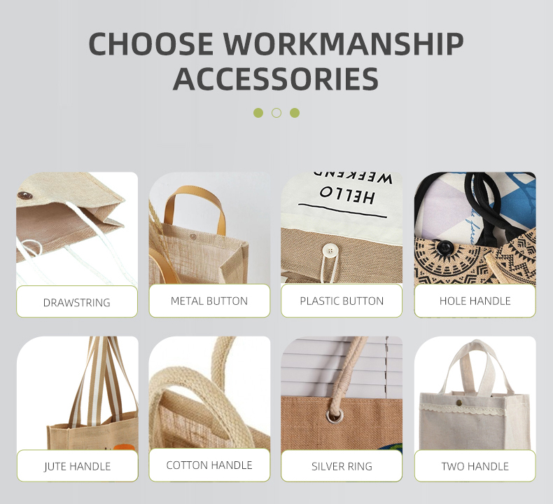 Reusable and Eco-friendly Jute bag custom logo printing jute tote bag heavy duty jute bag custom