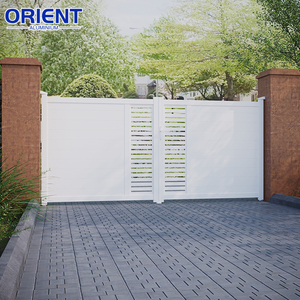 Tự động hoạt động hiện đại nhôm tự làm cổng đường lái xe cổng Nhôm Nhà phía trước cổng thiết kế công nghệ thông minh - Product Image 6