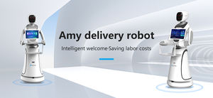 AI <span class=keywords><strong>Robot</strong></span> Intelligence توصيل الطعام خدمة القهوة Comerciales سوبر ماركت الروبوتات Comerciales النادل الروبوت - Product Image 5