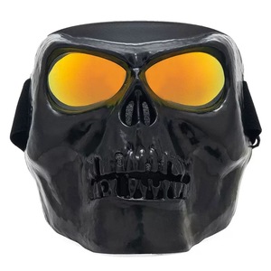 Máscara Protectora Táctica CS con Diseño de Calavera Retro para Motociclismo, Deportes al Aire Libre, Protección Contra el Viento, Arena y el Sol - Product Image 1