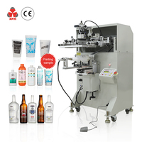 Máquina de Serigrafía Semiautomática para Botellas de Alta Calidad y Gran Tamaño, Modelos S350, S650, S1000, para Plástico