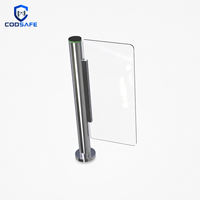 Barrera cilíndrica giratoria de acero inoxidable, anticolisión, para control de acceso de personas a la entrada y salida de oficinas y apartamentos.