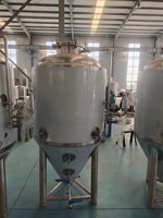 Cuve de fermentation/convertisseur conique Cassman 200L/300L en acier inoxydable 304/316, cuve sous pression avec chauffage électrique, CE ISO