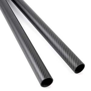 Suministro Directo de Fábrica, Tubo de Fibra de Carbono 100% Personalizado, Varilla de Carbono Forjado de Múltiples Especificaciones, Tejido 3K Twill/Plain Brillante/Mate - Product Image 1