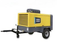 Compresseur d'air industriel haute pression Atlas Copco XAVS600 PACE, portable, à moteur diesel, à vis, lubrifié, refroidi par air, 14 bars