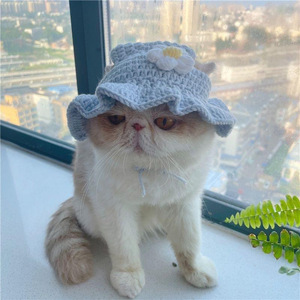 Bán buôn dễ thương thiết kế len dệt phụ kiện Cat <span class=keywords><strong>hat</strong></span> - Product Image 2