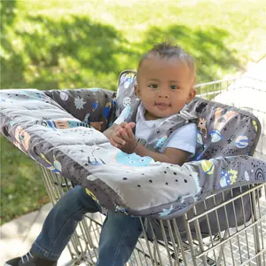 Capa de cadeira de alta qualidade para bebê, capa universal para carrinho de compras
