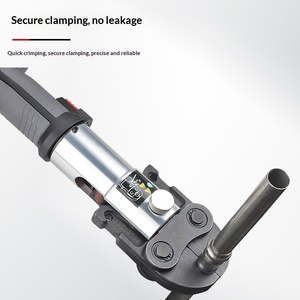 Outil de sertissage de tuyaux en acier inoxydable électrique 10V PZ-1550, outil de sertissage de tuyaux d'eau du robinet, anneau de charge portable - Product Image 3