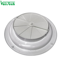 Diffuseurs ronds hvac avec amortisseur diffuseur d'air circulaire de plafond en plastique abs