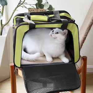 Cacces compagnia aerea ha approvato un trasportino pieghevole morbido, a mano e a spalla, borsa portatile per viaggi in casa e all'aperto per cani, - Product Image 3
