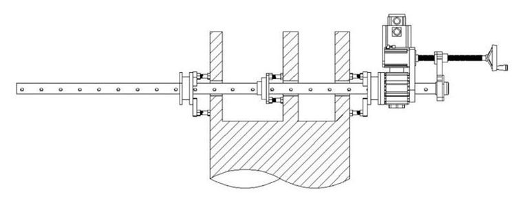Dual system Boring and welding diameter 40~300mm Portable Line Boring & Bore Welding Machine