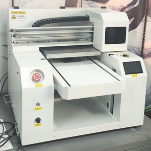 เครื่องพิมพ์ยูวีแบบแท่นราบอัตโนมัติ หัวพิมพ์คู่ TX800 XP600 แท่นสุญญากาศ ระบบหมุนเวียนหมึกขาว สำหรับพิมพ์ฉลาก การ์ด เคสมือถือ รุ่นใหม่ - Product Image 4