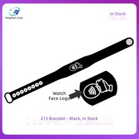Bracelet en silicone NFC avec logo personnalisé multicolore, lecture/écriture, stockage RFID de 144 octets