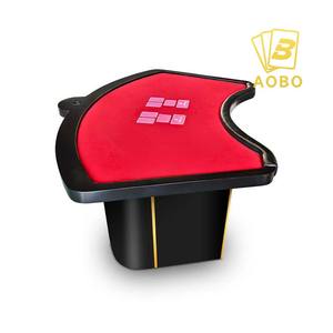 Mesa de Baccarat de Diseño Personalizado para Juegos de Póker en Casinos Contemporáneos, Uso en Transmisiones en Vivo en Línea - Product Image 2