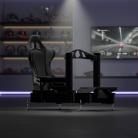 Cockpit de simulation de course sur mesure en profilés aluminium 4080 40120 40160 pour simulateur de jeu de conduite
