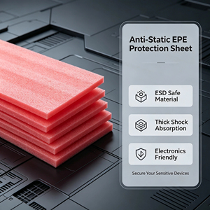 Anti-static EPE <b>Foam</b> <b>Sheet</b> Thickened Shock Absorb EPE <b>Sheet</b> For Electronic Product Wrapping - Product Image 4
