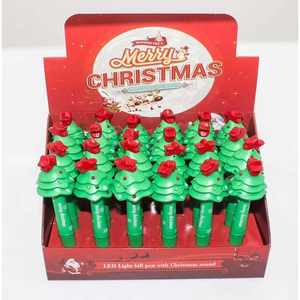 Venta al por mayor niños lindo luz LED dibujos animados brillo bolígrafo - Product Image 5