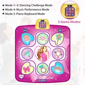 CPS Dance Mat đồ chơi trộn nhịp điệu bước chơi thảm nhảy Trò chơi đồ chơi Quà tặng khiêu vũ pad cho 3-10 năm - Product Image 4