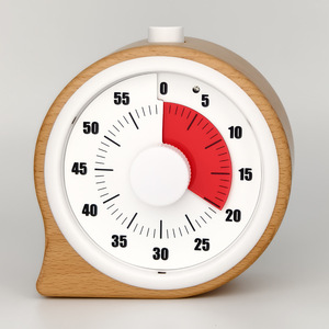 Temporizador Visual de Madera con Luz Nocturna LED, Temporizador de Cuenta Regresiva Recargable de 60 Minutos, Herramienta de Gestión del Tiempo Silenciosa <span class=keywords><strong>para</strong></span> el Estudio de Niños - Product Image 4