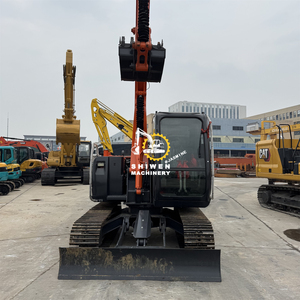 Mini-excavatrice sur chenilles d'occasion Hitachi ZX70 du Japon avec moteur Isuzu CC-4JG1, 7 tonnes, certification CE EPA, modèles ZX60 ZX65 ZX75 - Product Image 2
