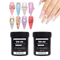 Gel Constructeur Professionnel pour Ongles - Gel Dur à Séchage UV/LED pour Extension et Renforcement des Ongles Qualité Salon pour DIY et Studio de Manucure