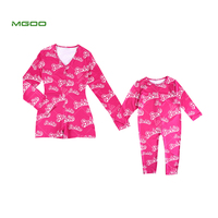 MGOO-ropa de dormir para mamá y yo, pijama para mujer con estampado de letras, mono