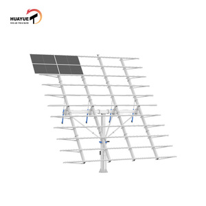 Traqueur solaire à double axe Huayue HYS-50PVB-M-<span class=keywords><strong>156</strong></span>-4LSD avec entraînement rotatif, résistant aux vents de 37 à 60 m/s et aux charges de 2,0 <span class=keywords><strong>KN</strong></span> ㎡   Charge de neige - Product Image 4