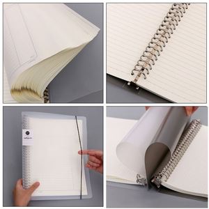 Promotional Spiral Binder Notebook Kid Transparent Journal Custom Loose <b>Leaf</b> Note Book for Office - Product Image 6