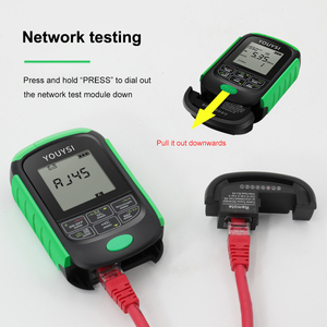 Máy đo công suất quang mini bốn trong một máy đo ánh sáng đỏ tất cả trong một với đèn LED có thể sạc lại cáp mạng - Product Image 2