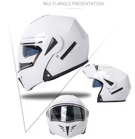 Vente en gros d'usine Casques de course rabattables ABS Casques modulaires cool Personnalités quatre saisons Moto Cascos Para Moto