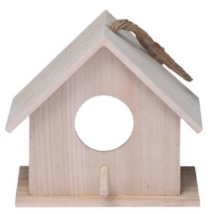 Nid d'oiseau d'extérieur, boîte de reproduction pour perroquets, cage à oiseaux suspendue, maison-nid en bois chaud pour oiseaux, fournitures d'hiver - Product Image 4