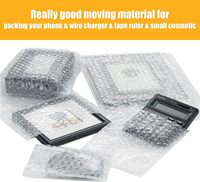Sacs Pochettes à Bulles Transparentes Double Paroi Découpe Affleurante Épaissie Anti-Choc pour Protection, Emballage et Expédition