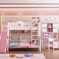 Bureau pour enfants multifonctionnel, tables pour enfants, bibliothèque, bureau d'étude, combinaison de rangement à angle droit