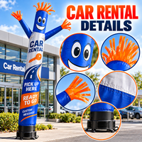 Ballons publicitaires gonflables Air Dancer pour la location de voitures en gros, pour la signalisation de pick-up, la visibilité des voyageurs et les présentoirs personnalisés
