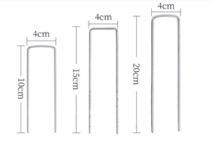 Clous en fer de qualité industrielle électrogalvanisés de type U, tige lisse, tête plate, marque SY, modèle <span class=keywords><strong>SYNA</strong></span> pour clôture - Product Image 4