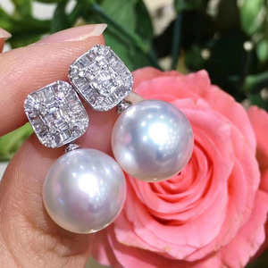 Ensemble d'accessoires en argent pur S925 pour la création de bijoux, 9319, support tendance avec support vide, pendentif en or et en argent, boucles d'oreilles en diamant - Product Image 2