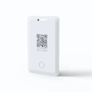 Kartu pelacakan karyawan IP65 tahan air kartu dapat dipakai iBeacon Bluetooth kartu kredit untuk aplikasi IOT