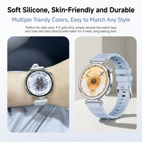 Bracelet de montre en silicone à libération rapide 18 mm pour Huawei Watch GT 6, ajustement fin, résistant à la transpiration, flexible, bracelet de sport
