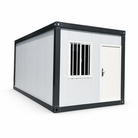 Maison conteneur isolée de haute qualité, préfabriquée, mobile, en kit, en acier, avec salon et chambre modulaires
