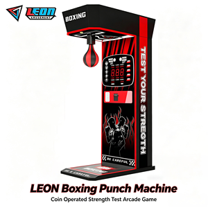 Máquina de Boxeo Arcade, Máquina de Juego Electrónica Operada con Monedas, Máquina de Juego Deportiva para Interiores, para Centros de Entretenimiento - Product Image 1
