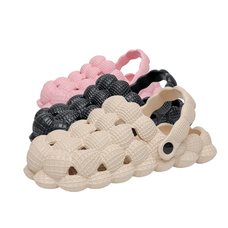 Custom Logo Foam Beach Bubble Slides Eva sandal Clogs   Mules Garden Shoes Crocks For Men Women